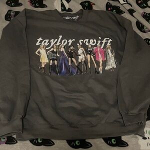 Taylor Swift Graphic Sweatshirt Eras Folklore Pullover Sweater EUC Unisex Large